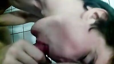 Bareback Oral Delight in the Toilet!