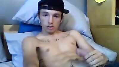 So smooth sexy boy wank on cam