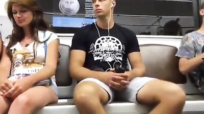 Gay Outdoor Threesome: Public Straight Boys?