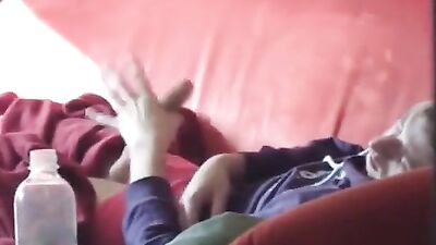 Young Boys Secret Handjob Cumshot Cam!