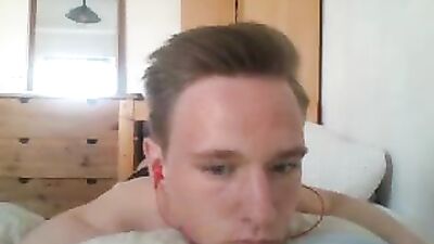 Cumming For Cutie - German Boys Big Cock on Doggie Cam