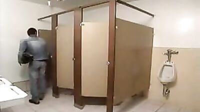 Quickie in the Jakes Bathroom