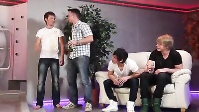 From Strip To A Gangbang: Action-Packed Big Cocks Gang Bang