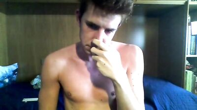 Popperschallenge - Amature Web-Cam: Gay Porn Poppers Challenge!