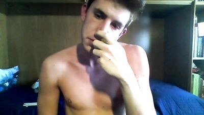 Popperschallenge - Amature Web-Cam: Gay Porn Poppers Challenge!