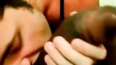 Raw Interracial Bareback Oral Action - You suck I fuck