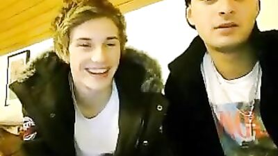 Webcam Cum Show: Two Boys Get Wild Online!