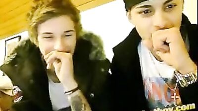 Webcam Cum Show: Two Boys Get Wild Online!