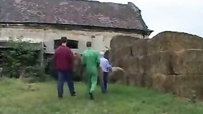 Gay Farm Frenzy: After a hard day in the fields, these two hunky farmhands cant wait to get their hands dirty!