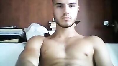 Croatian Cutie Cums Again! Huge Cock Explosion!