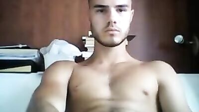 Croatian Cutie Cums Again! Huge Cock Explosion!