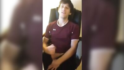 Friendly Cum Shots: Amateur Solo Gay Porn Video!