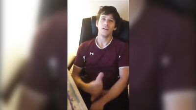 Friendly Cum Shots: Amateur Solo Gay Porn Video!