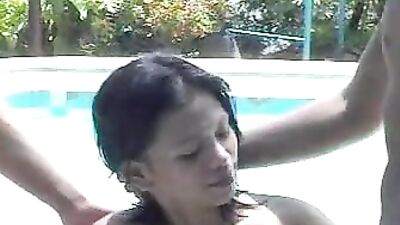 Asian Bi-Pride in the Pool: Two Young Boys and One Girls Wild Adventure