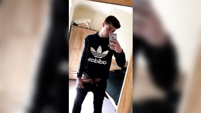 Handsome Web-Cam Boy Unleashes His Dick