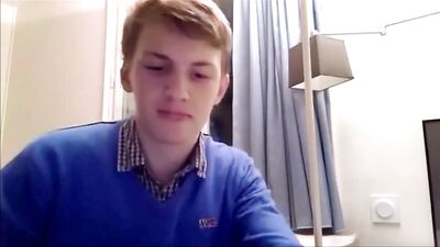 German Cutie with Thick Stick Cums Hard on Cam