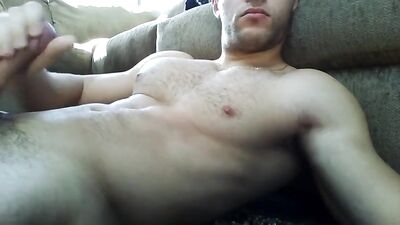 Gangbang College Hunk: Cumshots and Handjobs