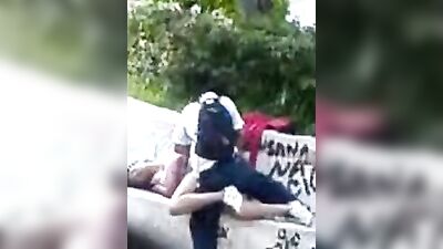 Public Fuck Caught on Camera - Latino Teens Expose Their Straight Buddy!