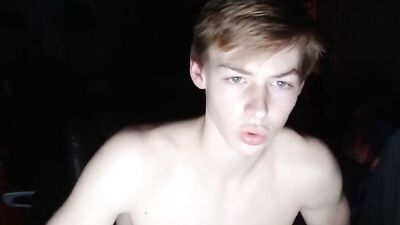 High school boy cums again in this hot solo wank and cum session!