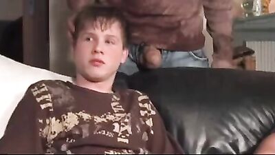 Bareback Group Threesome Action