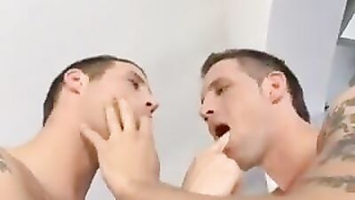 Interracial Threesome: Hardcore Action with Handsome Men