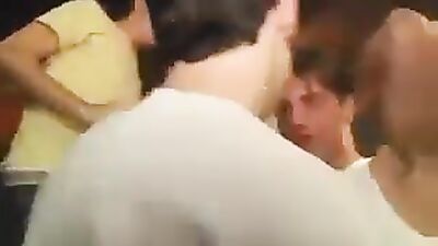 Orgy At The Dance Club: Action-Packed Bareback Group Sex!