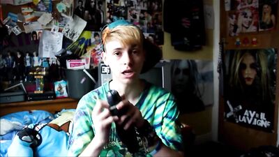 Condom Fun with Blond Boys - Web-Cam Excitement!