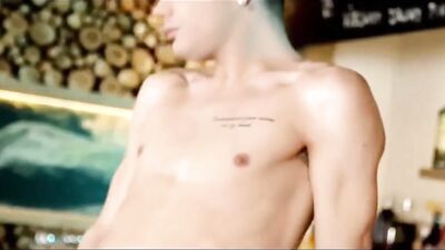 Three Lads in a Bar - Big Cocks Threesome Bareback Twink Ass Play