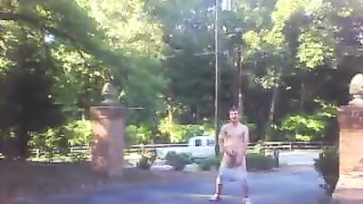 Outdoor Pleasure: Public Web-Cam Jerk