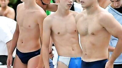 Blue speedo