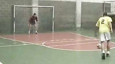 Sexy Goalie Practice - Group Action for Gay Porn Lovers!