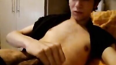 Cum Shots Fun Handjob Hairy Boy with Big Load!