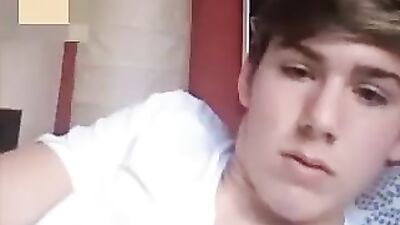 Blonde Cumshots: Teen Boys Blissful Orgasm!