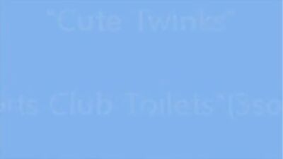 Cute Twinks Sports Club Toilets 3some - Exploring Group Sex and Bareback Action!