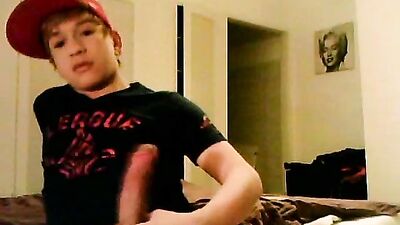 Beauty Boy His Big Dick - Handjob Web-Cam!