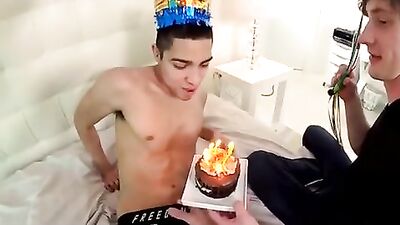 Cumming for Your Birthday Cake: A Gay Porn Video Delight!