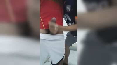 Gay Porn Helping Hand - Cum Shots Short Films After the Game!
