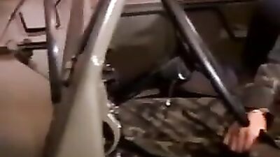 Army Boys in Action: Double Bareback Explosion!