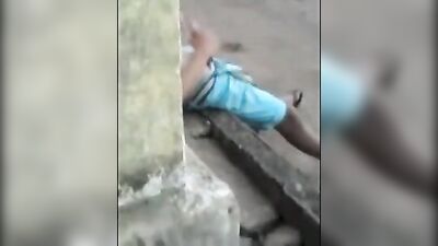 Outdoor Public Straight Boys Exposed - Caught His Friend Jerking