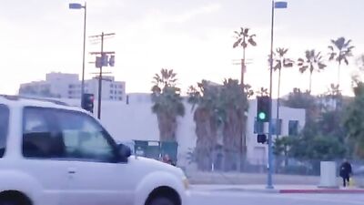 One Hot Ride: Elbows Handjob Delight!