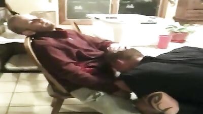 ST8 gets BJ from gay while his girlfriend videos them