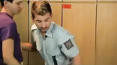 Bareback Security Check: Action-Packed Gay Porn Video!