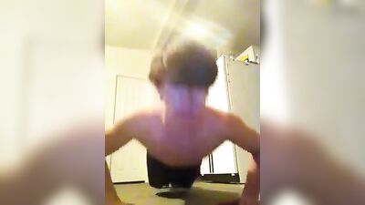 Double-Penetration Push-up Dude: The Ultimate Fun Gay Porn Experience!