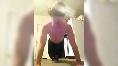 Double-Penetration Push-up Dude: The Ultimate Fun Gay Porn Experience!