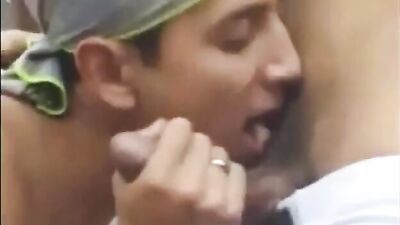 Gang Bang on the Porch - Action Bareback Latino!!