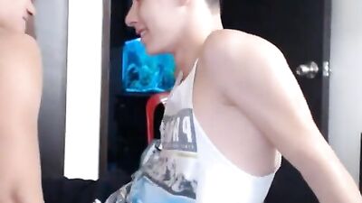 Gay Porn - Latin Cuties Web-Cam Oral Adventure