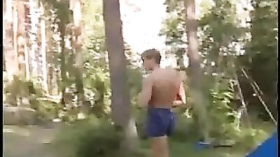 Gay Camping Fun - Action Bareback