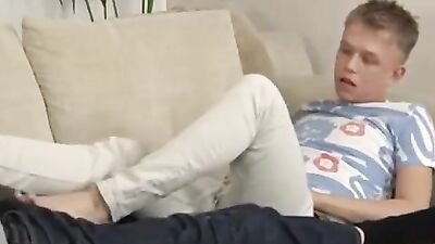 Gay Porn: Cum Shots Foot Fetish - Wanks By The Foot