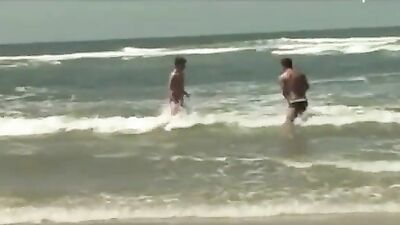 Beach Boys Cumshots: Two Boys in Action