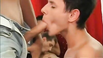 Gang Bang In The Twink Office! (BB Party 4some)